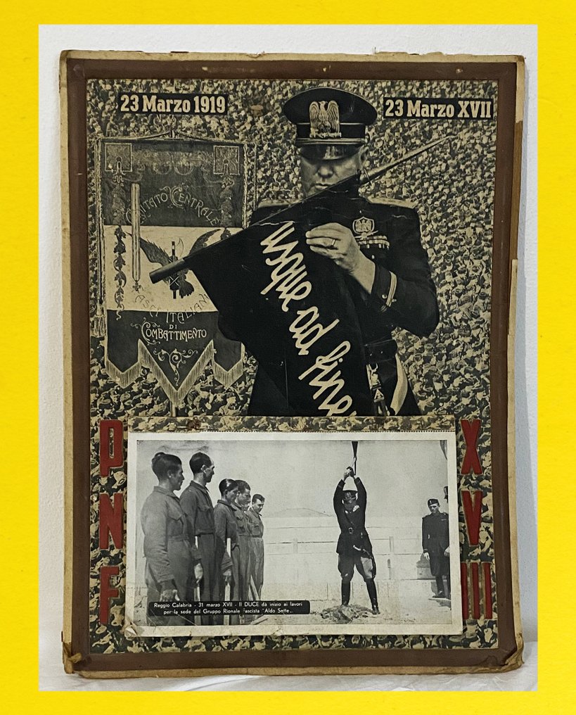 意大利 - 奖章 - Mussolini calendario Duce Fascio Combattimento #1.0