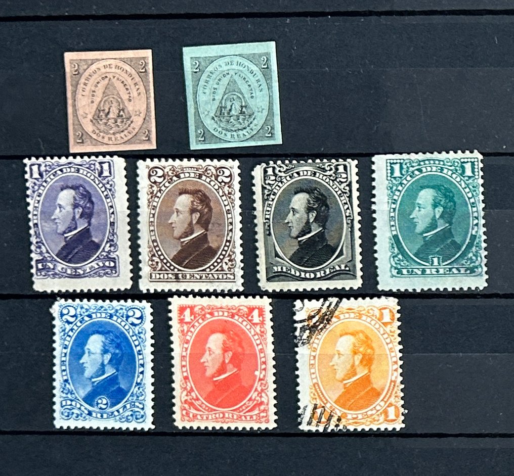 Honduras  - Collezione di Honduras in 2 album di francobolli. #2.1
