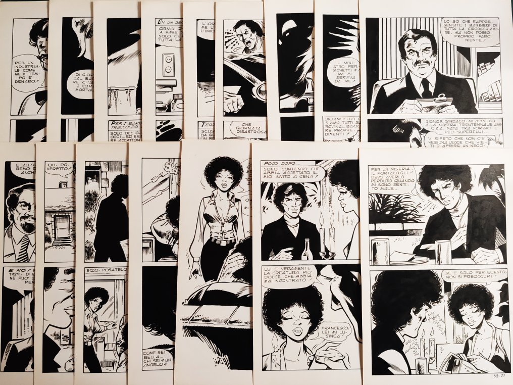 Studio Giolitti - 16 Pagine Originali a China - EP Risate n.39 - Barbiere di Notte - (1978) #1.0