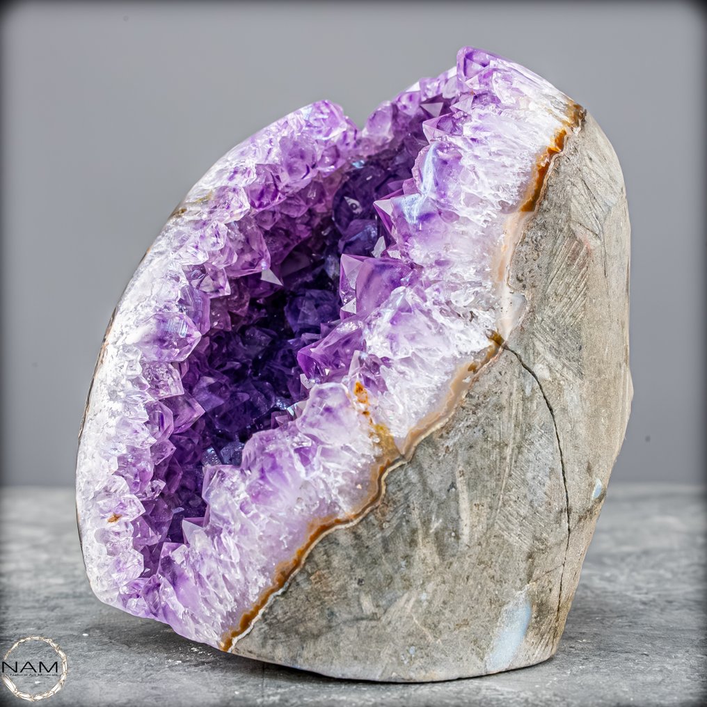 Fantasztikus ametiszt geód – Ragyogó mélység és természetes tökéletesség- 973.37 g #2.1