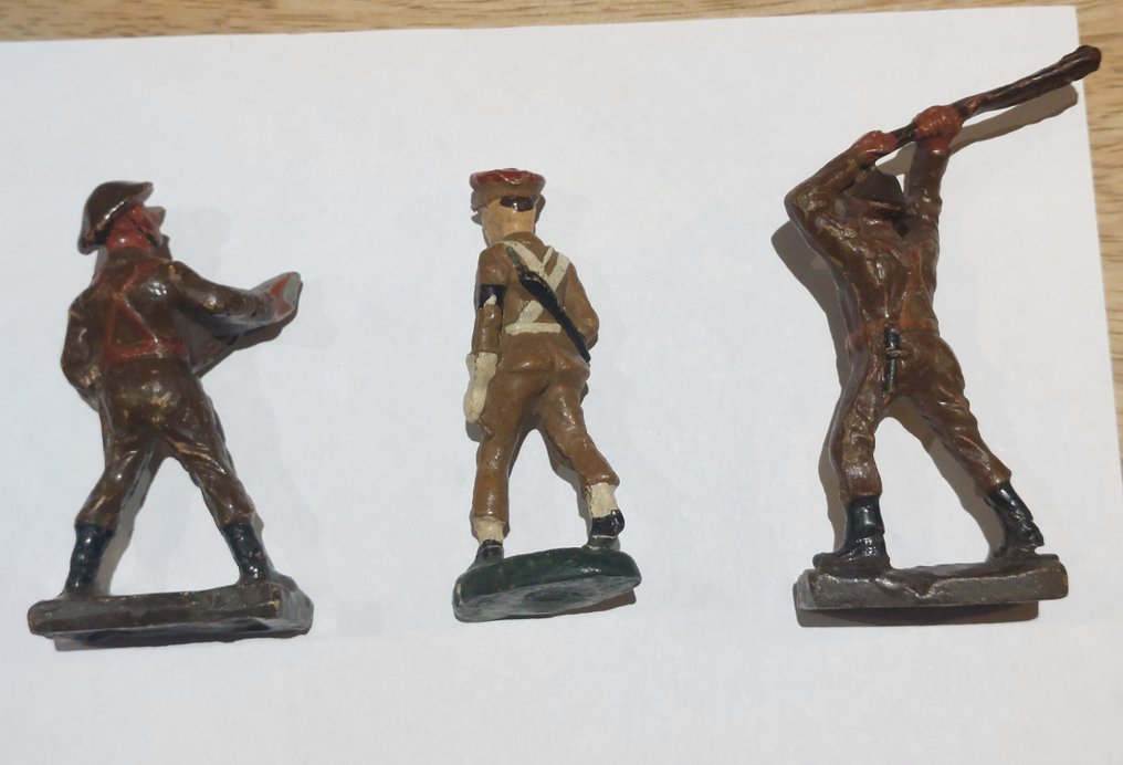 Durso, NB, Made in Belgium - Παιχνίδι στρατιωτάκι 10x Soldats - 1930-1940 - Βέλγιο #2.1