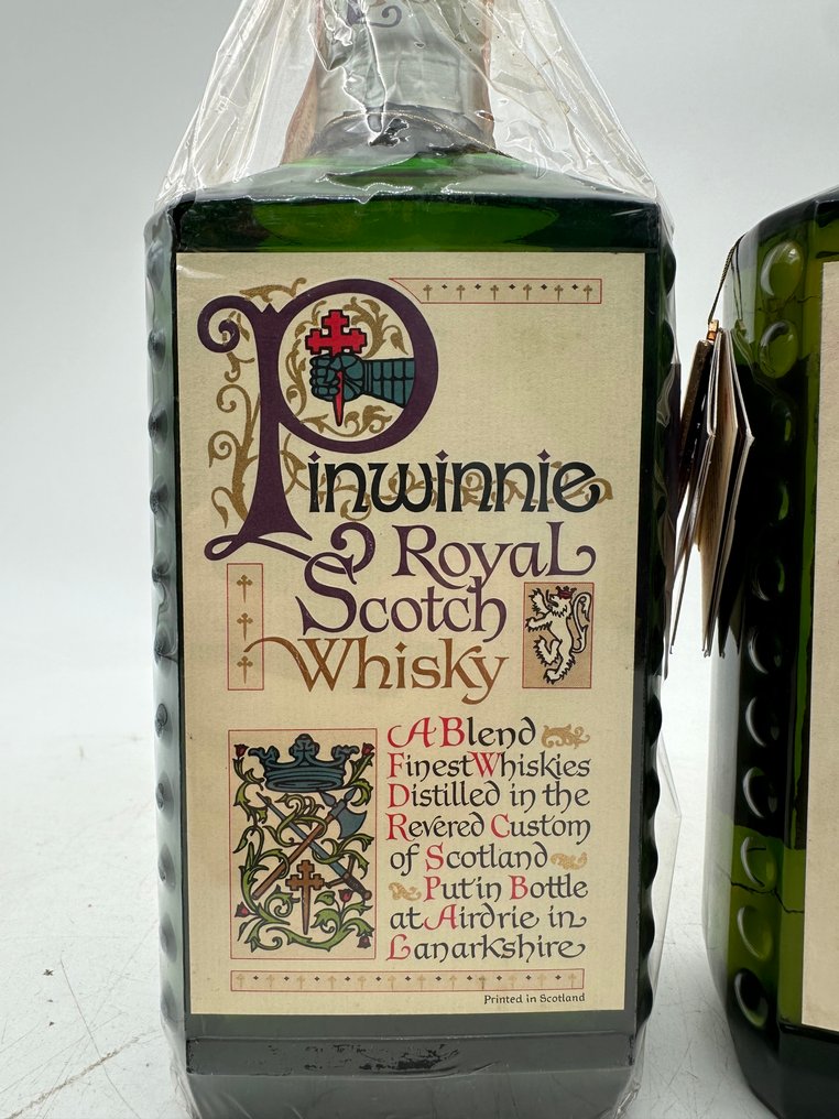 Pinwinnie Royale + Pinwinnie Royal 12yo - b. 1970‹erne - 75 cl - 2 flasker #2.1