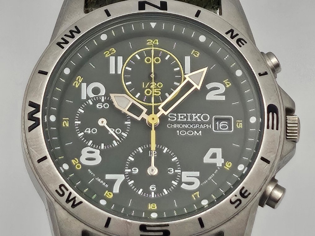 Seiko - Chronograph 100M - Sem preço de reserva - 7T92-0D10 - Homem - 2000-2010 #2.1
