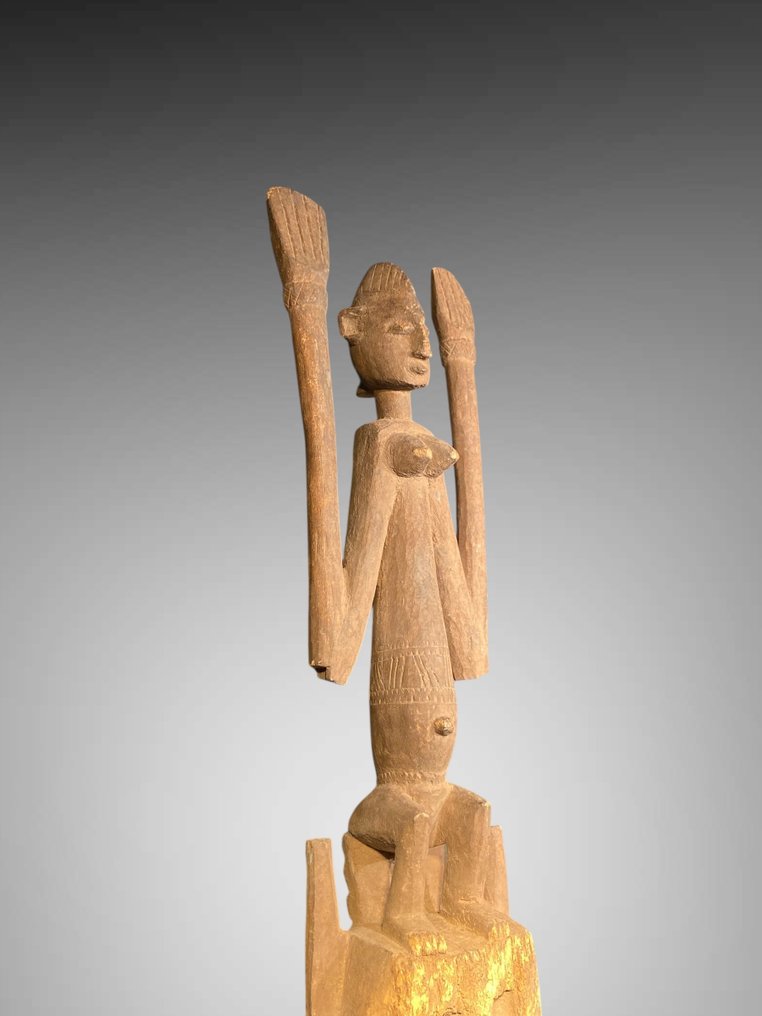 非常漂亮的 DOGON 面具（100厘米） - 多贡面具，举起的手臂 - Dogon - 马里 #3.2
