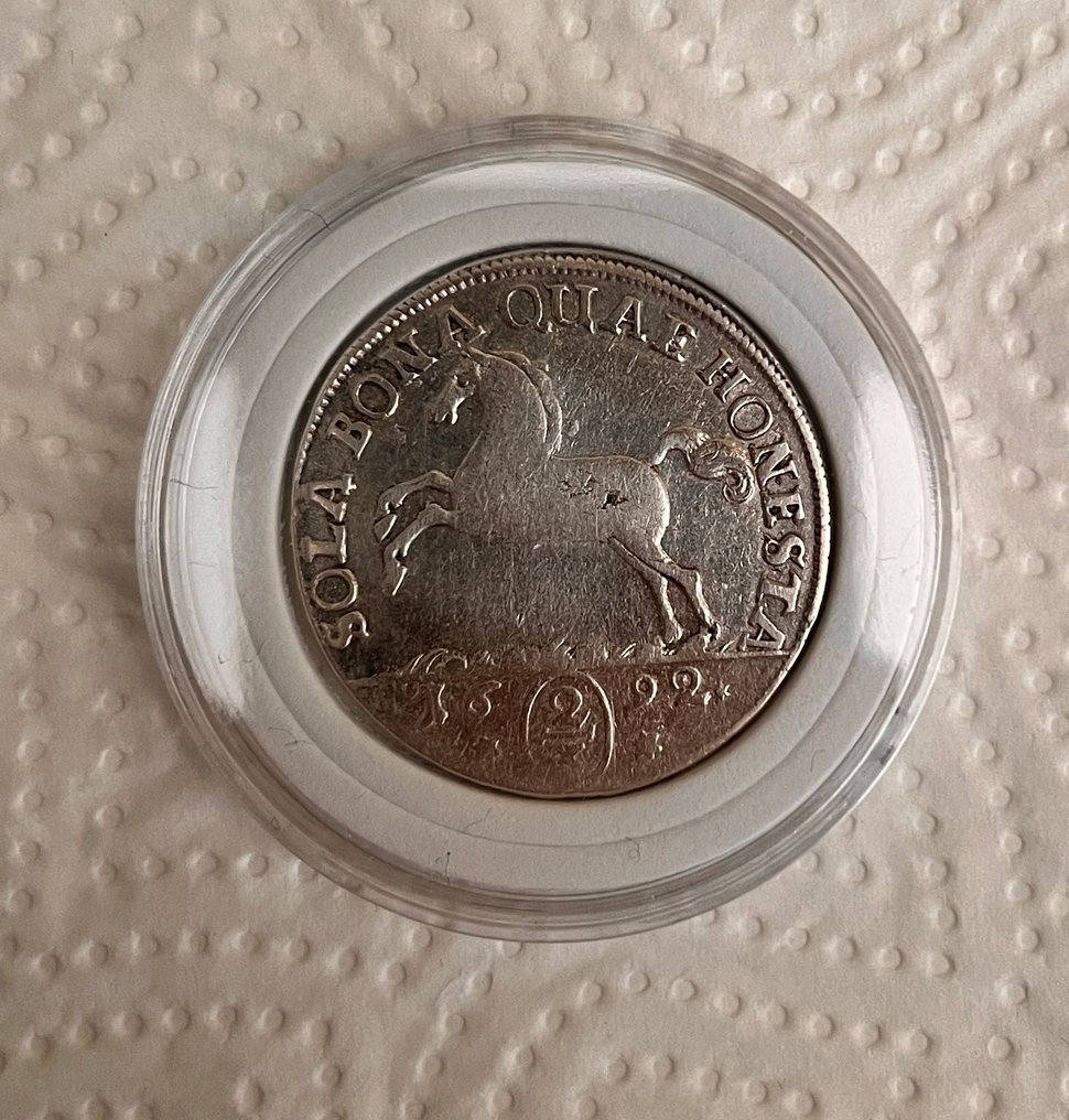 Németország, Brunswick-Lüneberg-Calenberg. Ernst August. 2/3 Thaler (taler) 1692 (Nincs minimálár) #1.0