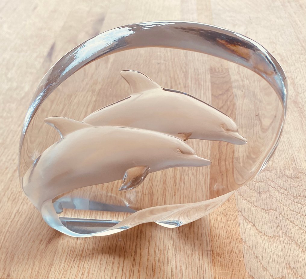 Målerås - Statuetta - Dolfijnen - Vetro #1.0
