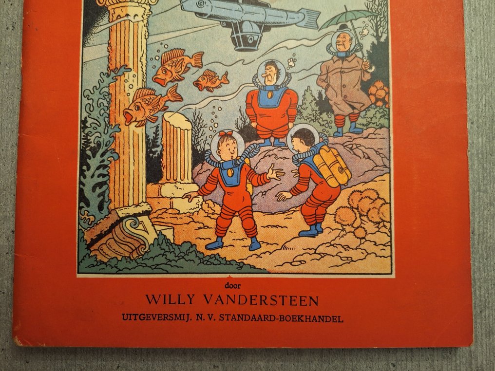 Suske en Wiske RV-23 - De IJzeren Schelvis - 1 Album - Ensipainos - 1955 #4.3