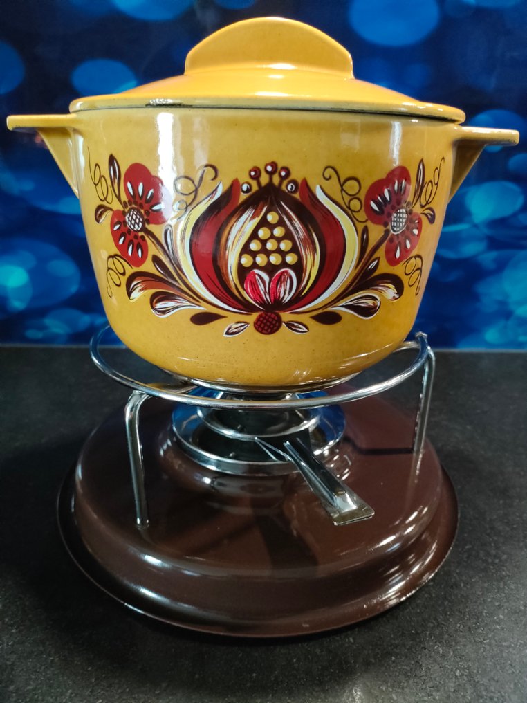 Nomar appareil à fondue iconique pour 6 personnes - Vas de copt - Fontă emailată de înaltă calitate #1.0