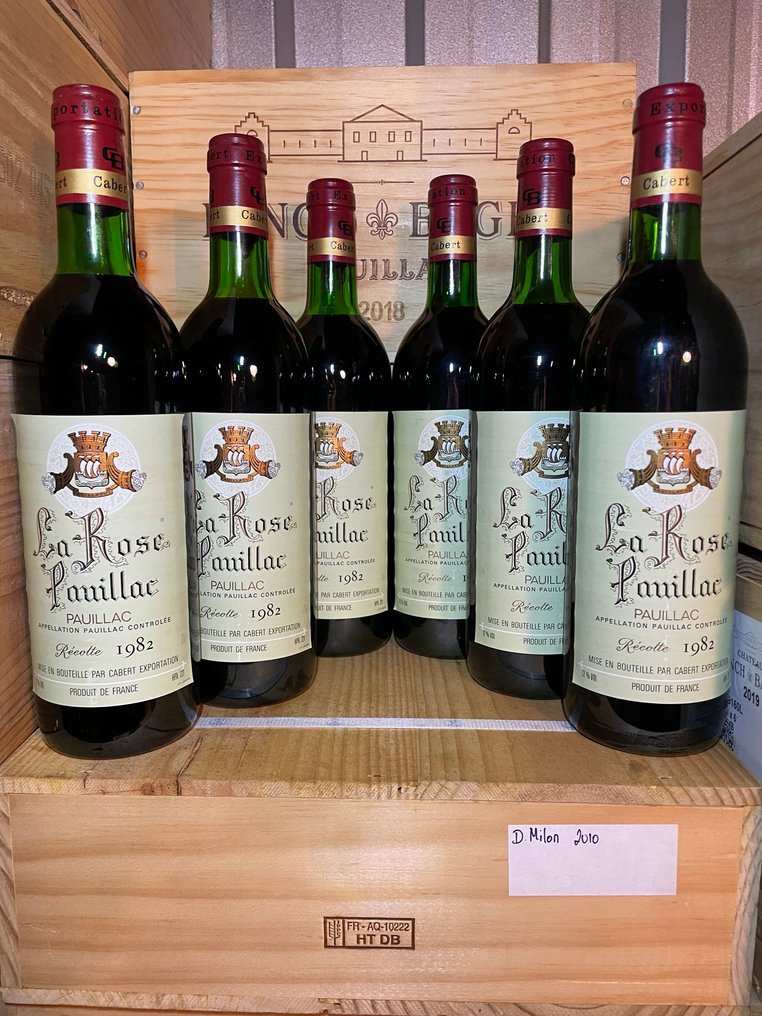 1982 La Rose Pauillac - Pauillac - 6 Bottles (0.75L) #1.0