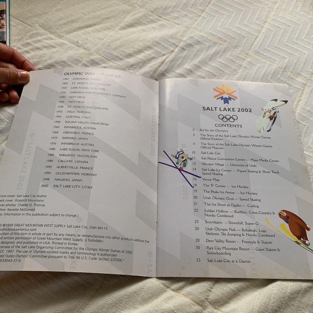 Salt Lake Organizing Committee (SLOC) - Salt Lake 2002 – XIX Olympic Winter Games Official Guidebook - 2002 #2.1