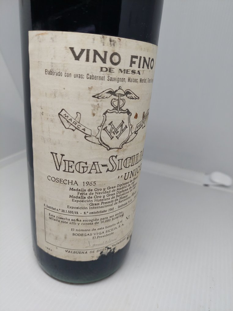 1965 Vega Sicilia Único - 斗罗河岸 Gran Reserva - 1 Bottle (0.75L) #1.0