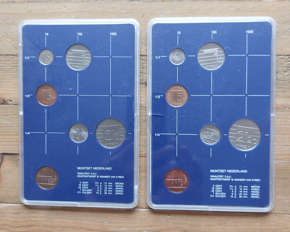 Netherlands. Muntsets uitgegeven tussen 1979/2001  (No reserve price) #4.3