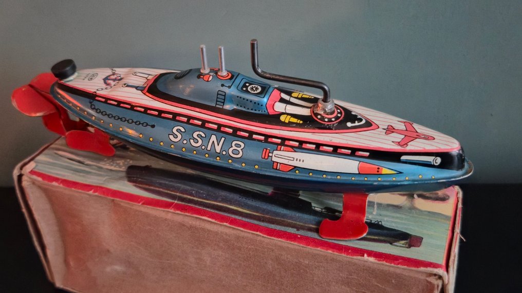 Marusan - Jouet en étain - Atomic Submarine - 1950-1960 - Japon #2.1