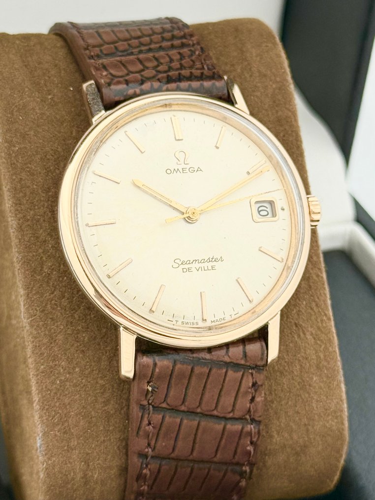 Omega - Fără preț de rezervă - Solid Gold Capped Seamaster De Ville Date Cal.611 - 136.020 - Bărbați - 1964 #3.2