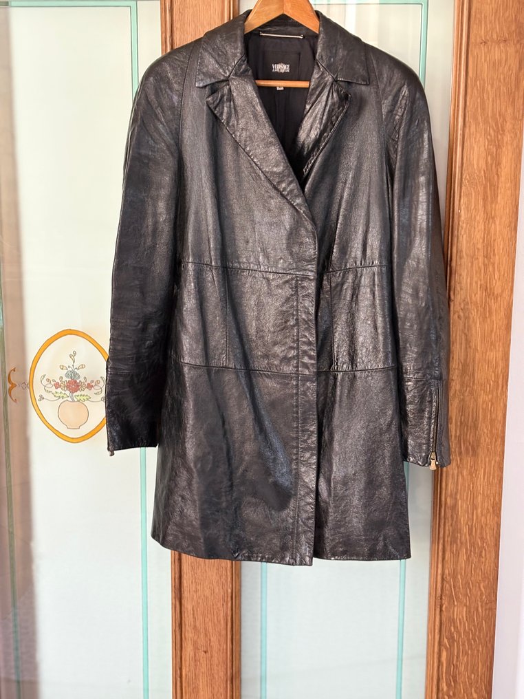 Versace Jeans Couture - Δερμάτινο μπουφάν - Vintage #1.0