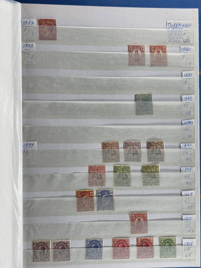 特克斯和凯科斯群岛 1867/1984 - 收款在库存簿中 #1.0