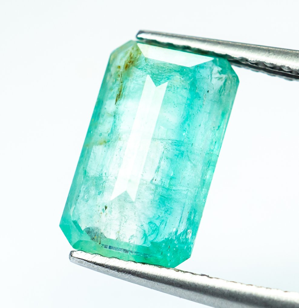 χωρίς τιμή ασφαλείας Σμαράγδι  - 2.55 ct - Bellerophon Gemlab - Μπλε-πράσινο (Νιγηρία) #3.2