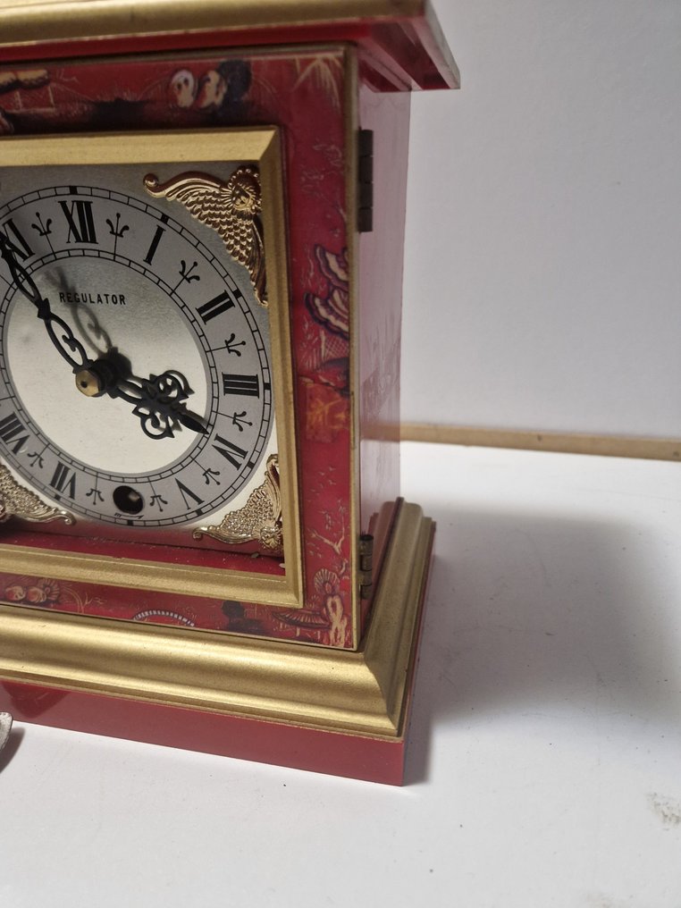 Mantel clock - Wood, Brass, Bronze - 1980-1990 - Korean clock #3.2