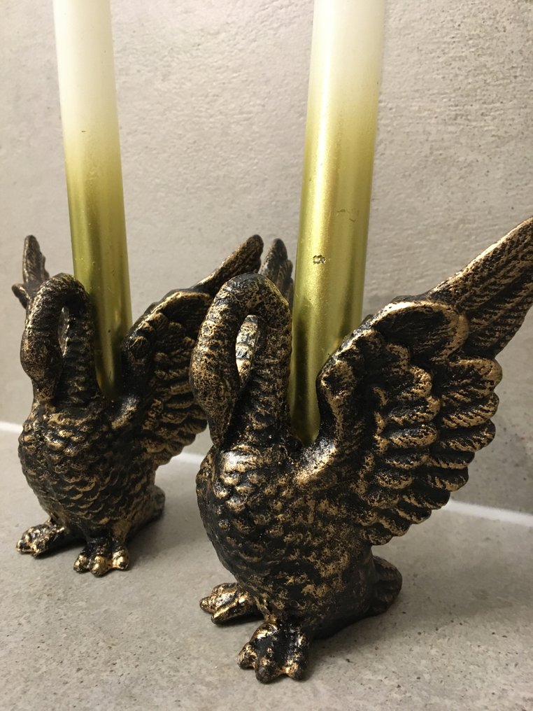 Soporte para velas (2) - Hierro forjado - Candelabros de lujo Zwanen #1.0