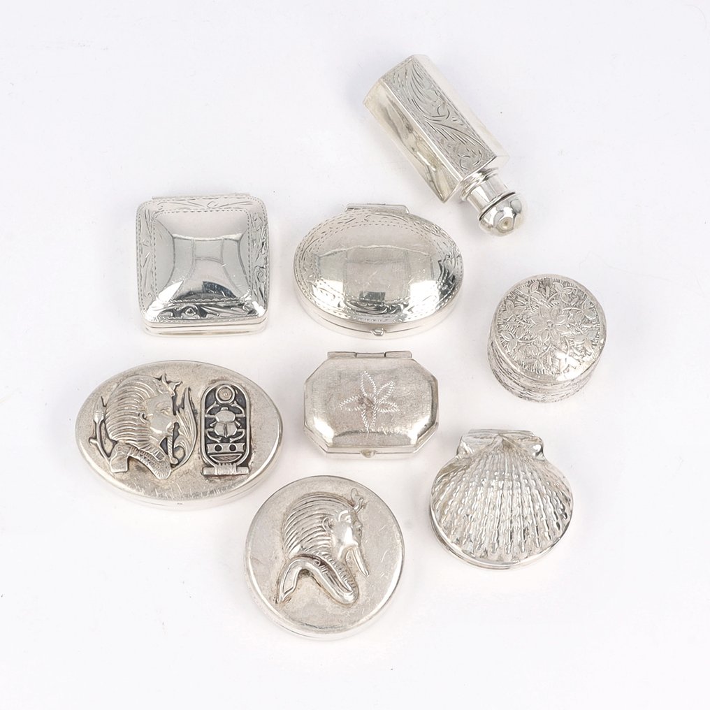 Pudełko na pigułki (8) - Srebro pr. 925, Srebro pr. 800, Srebro pr. 900 #1.0