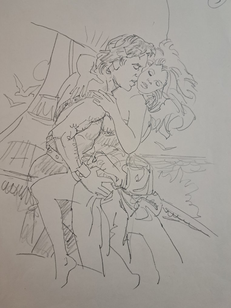 Biffignandi, Alessandro - 1 Original preliminary drawing - L'Arte di Biffignandi con Disegno Originale - 1993 #1.0