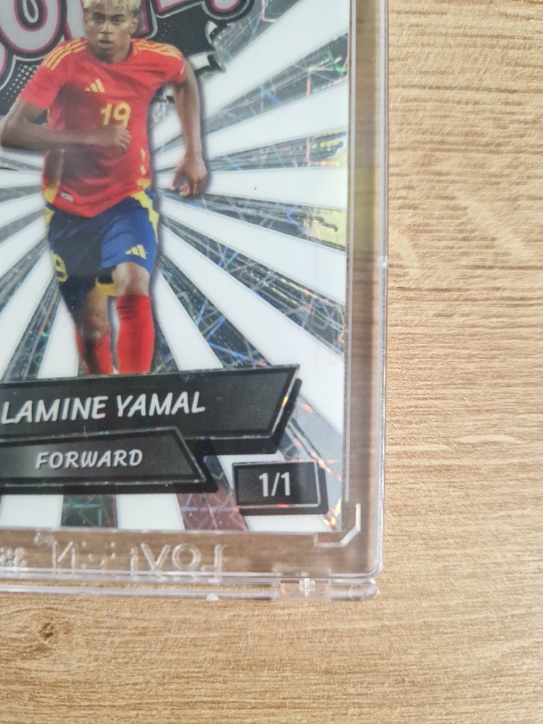 Wild Card Comix Lamine Yamal 1/1 Carta rookie, Uno di uno - 1 Card - Excellent (EX) #2.1