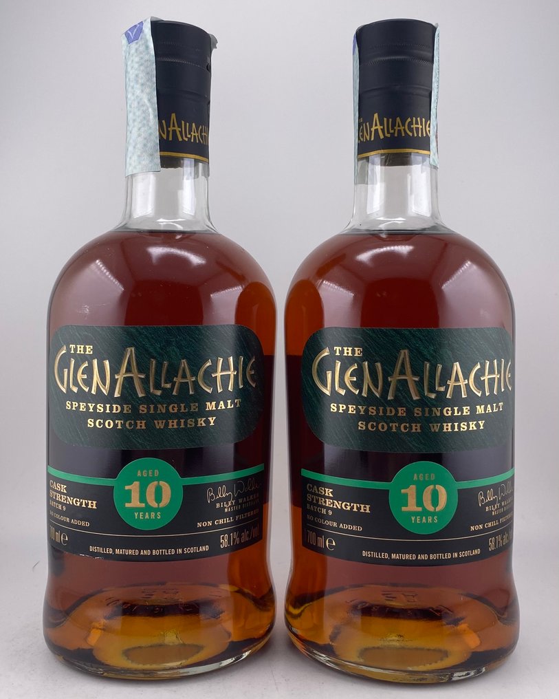 Glenallachie 10 years old Cask Strength Batch No. 9 - 70cl - 2 buteleki #1.0