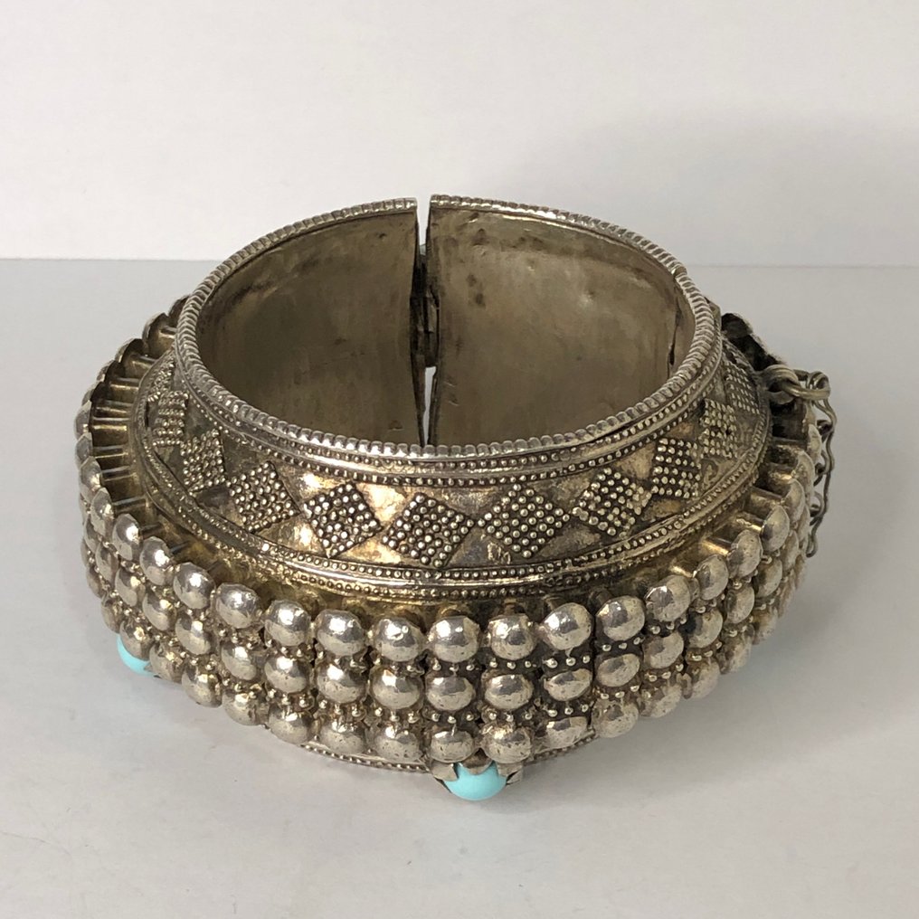 手链 - 銀 - 阿富汗 - 20世紀 #1.0