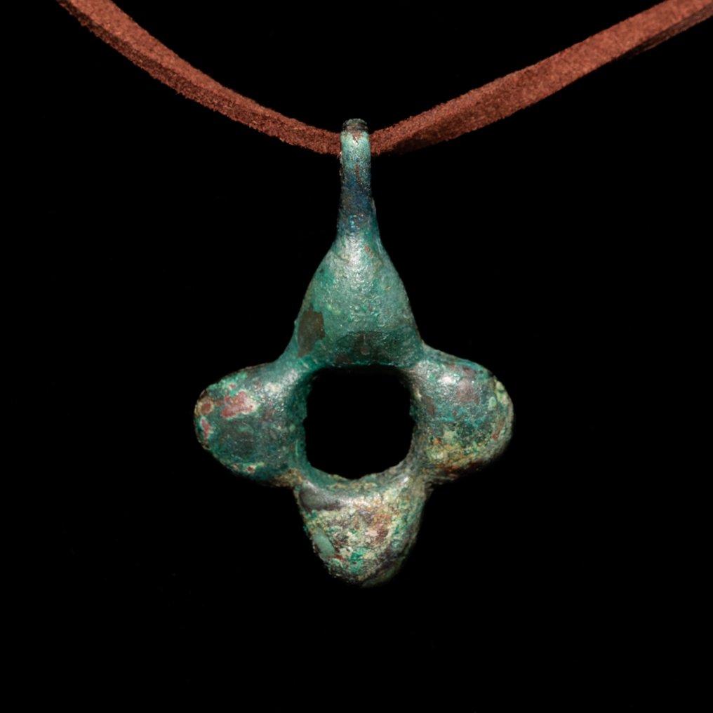 Era Viking Bronze Amuleto – Forma de Trevo - 34 mm (Sem preço de reserva) #1.0