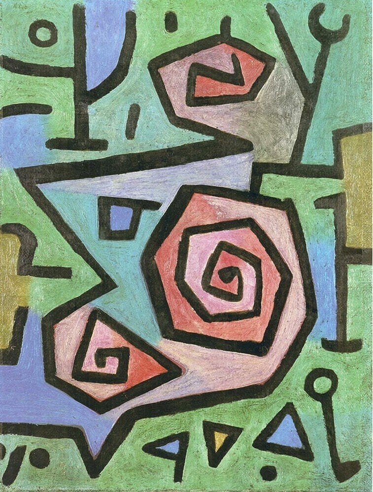 Paul Klee - Heroische Rosen #1.0