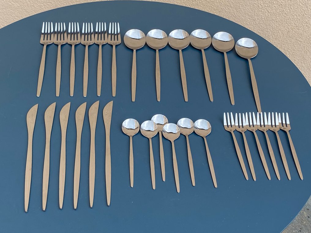 NO RESERVE price! - Juego de cubiertos (30) - Acero, inox - Juego de cubiertos para 6 personas. #1.0