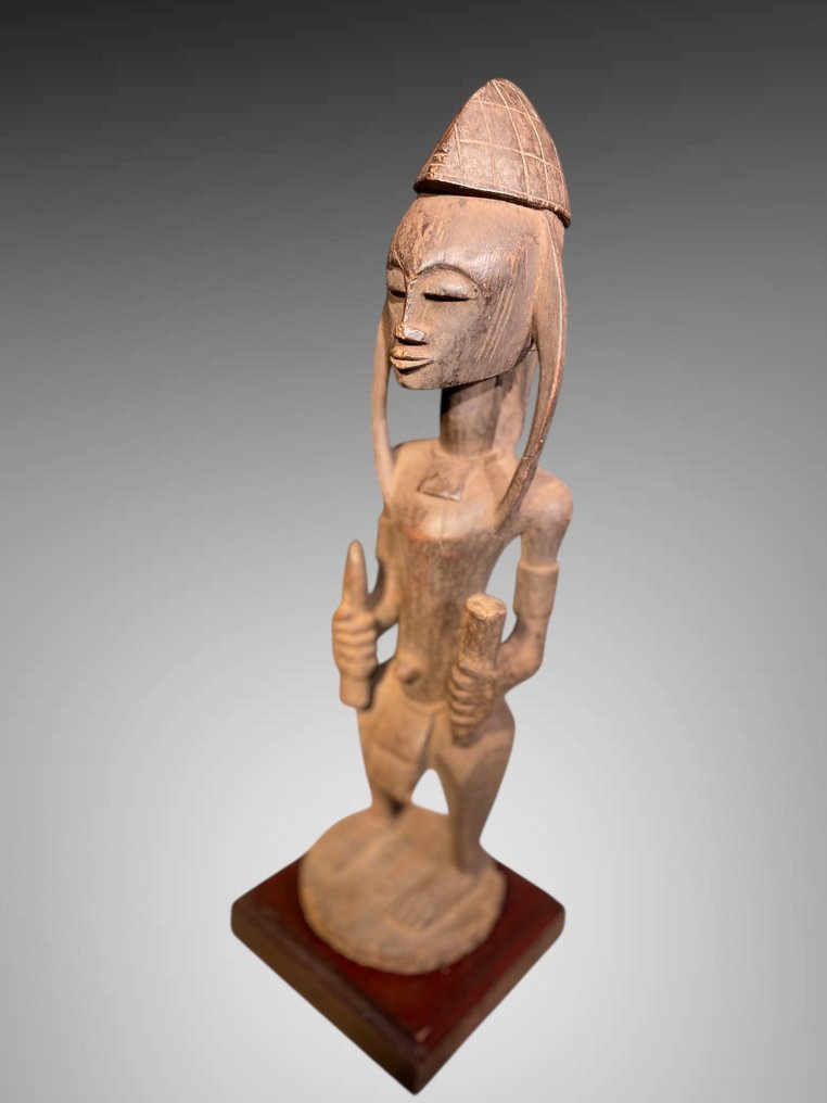 Außergewöhnliche Bamana-Skulptur (45 cm) - Bamana auf Sockel - Bambara - Mali #2.1