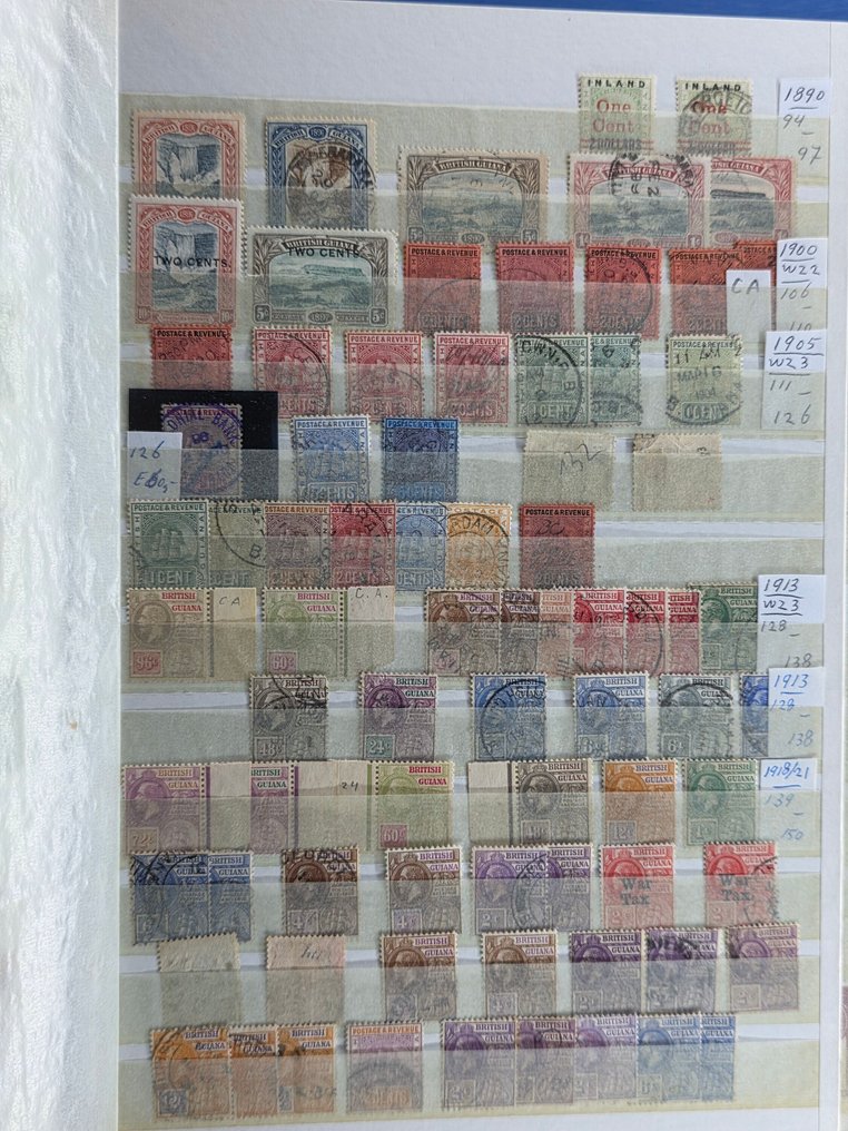 Guiana 1877/1988 - Colecție în registrul de stoc #1.0