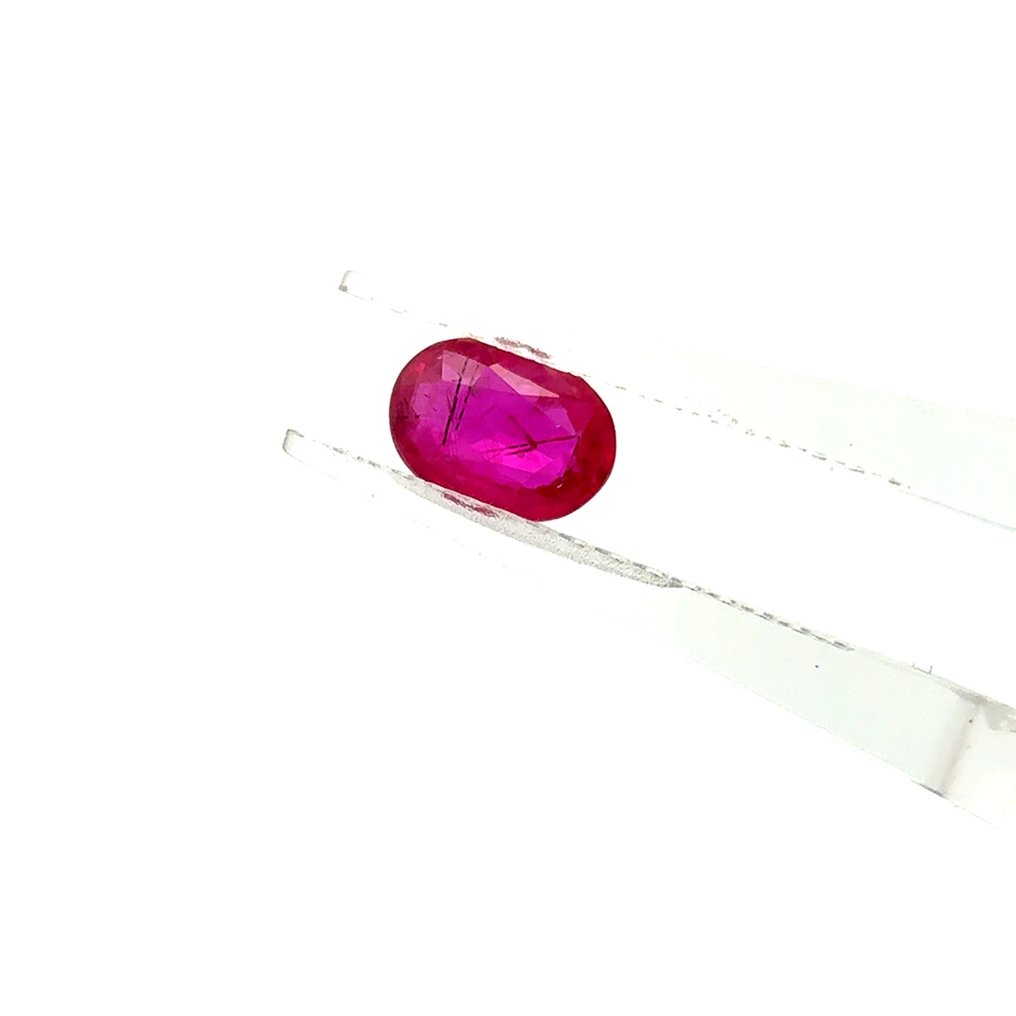 Ingen mindstepris - 1 pcs Rød, Lyserød Rubin - 0.90 ct - Antwerp Laboratory for Gemstone Testing (ALGT) #1.0