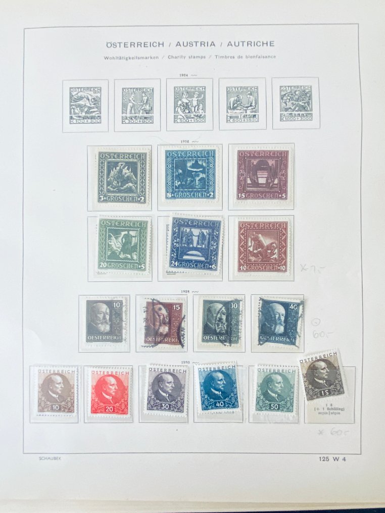 Austria - Colecție Austria pe coli de album + backbook #3.2