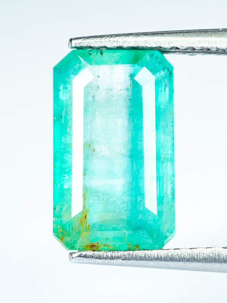 χωρίς τιμή ασφαλείας Σμαράγδι  - 2.55 ct - Bellerophon Gemlab - Μπλε-πράσινο (Νιγηρία) #1.0