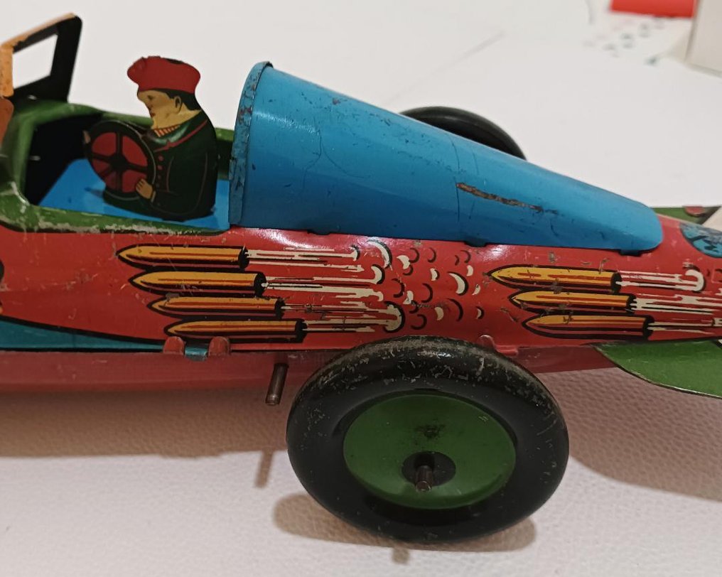 Louis Marx and Company - Bliklegetøj - Rocket Racer - 1950-1960 - U.S.A. #4.3