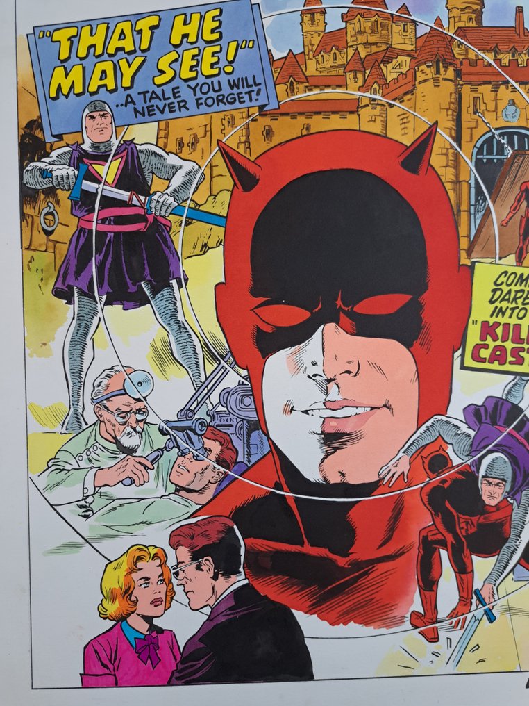 Camarda, Larry - 1 Original colour drawing - Daredevil: Killer's Castle! Tributo a Wally Wood - 2020 #4.3