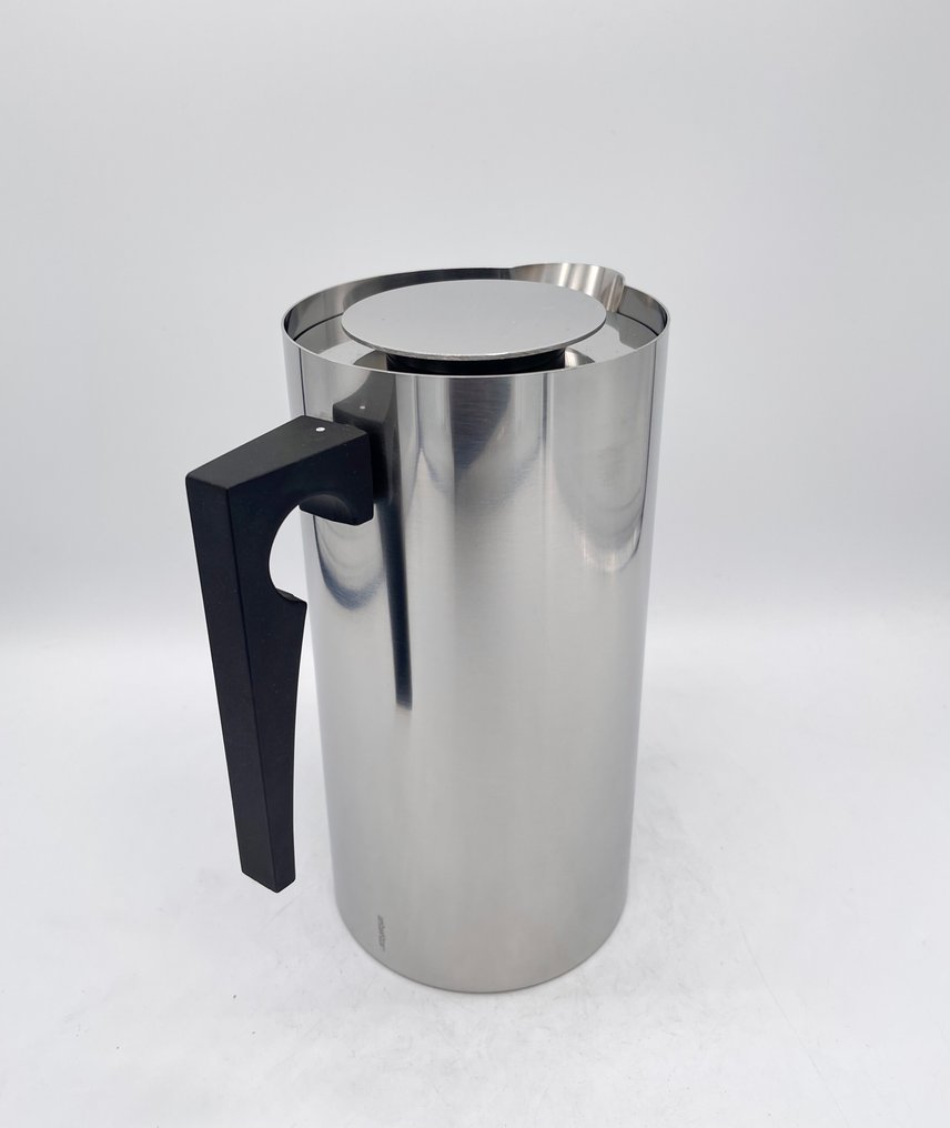Stelton - Arne Jacobsen - Serviço de café e chá - Cylinda line - Aço, Baquelite - cafeteira francesa #4.3
