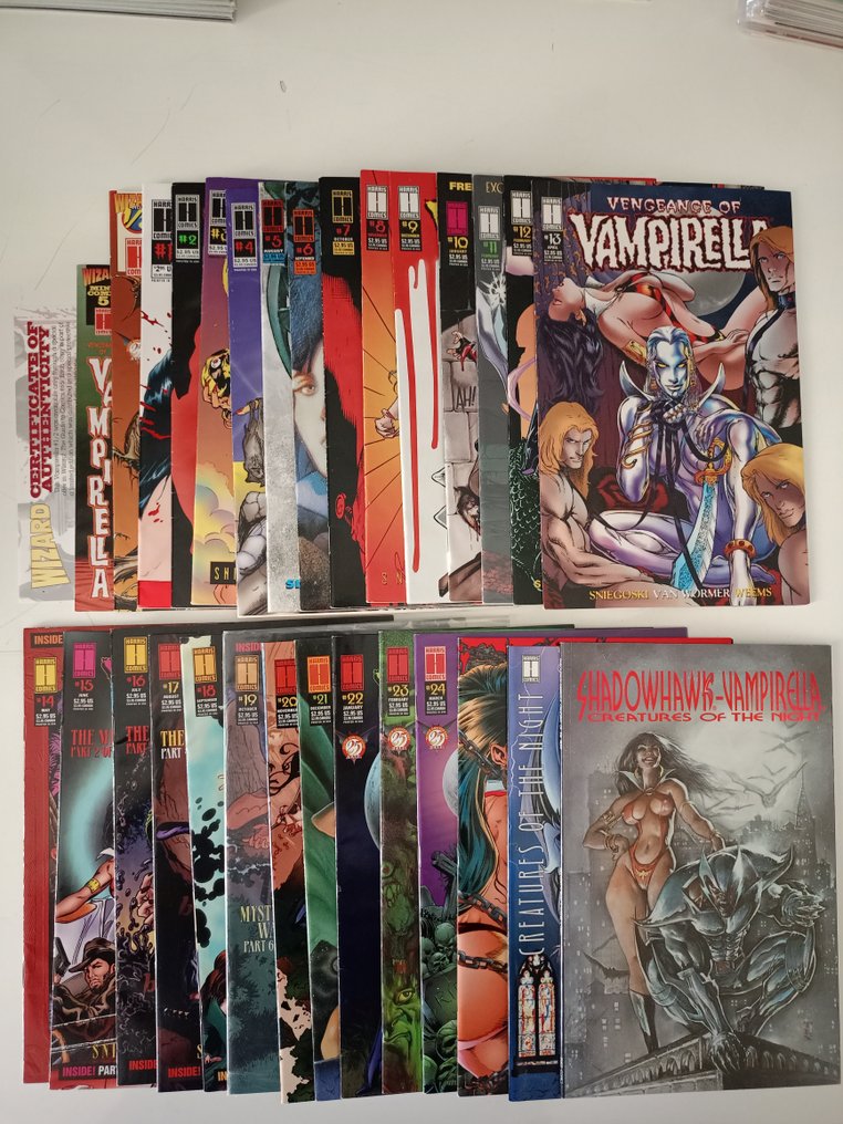 Vampirella, Vengeance of Vampirella 1-25, 1/2, mini comic #5 - Vengeance of Vampirella - 29 Comic collection - First edition - 1994/1996 #1.0