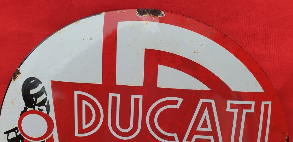 Ducati - Ducati Service Email Shield - Enamel sign - Enamel, Metal #3.2