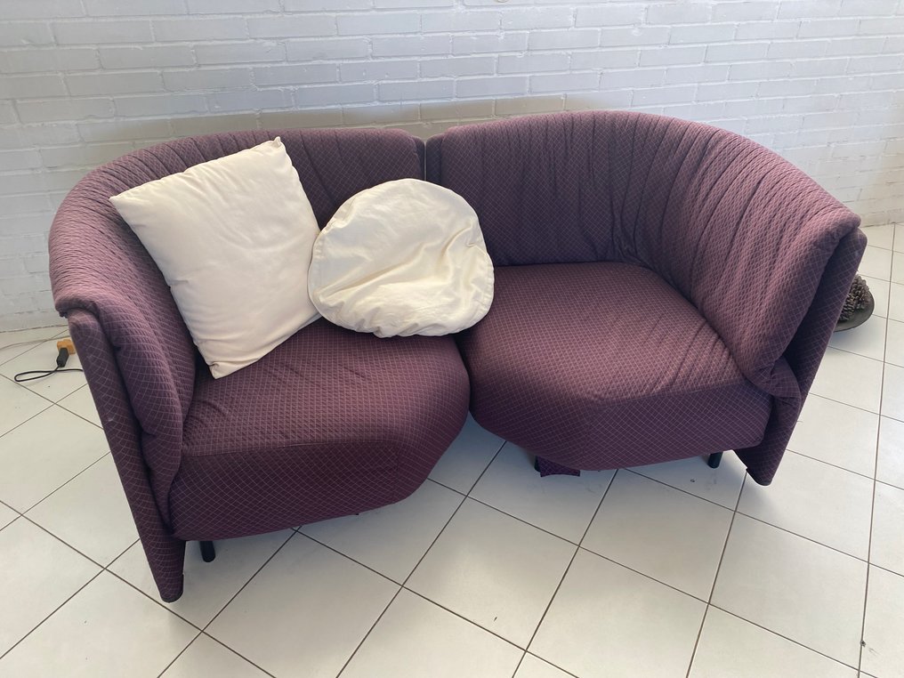 Cassina - Piero De Martini - Fauteuil (2) - Sampan - Textile #2.1