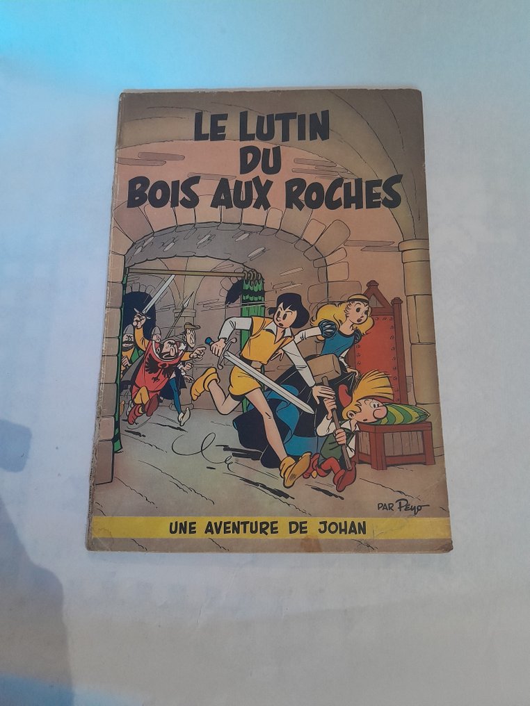 Johan et Pirlouit T3 - Le Lutin du Bois aux Roches - B - 1 Album - 比利时初版 - 1955 #1.0