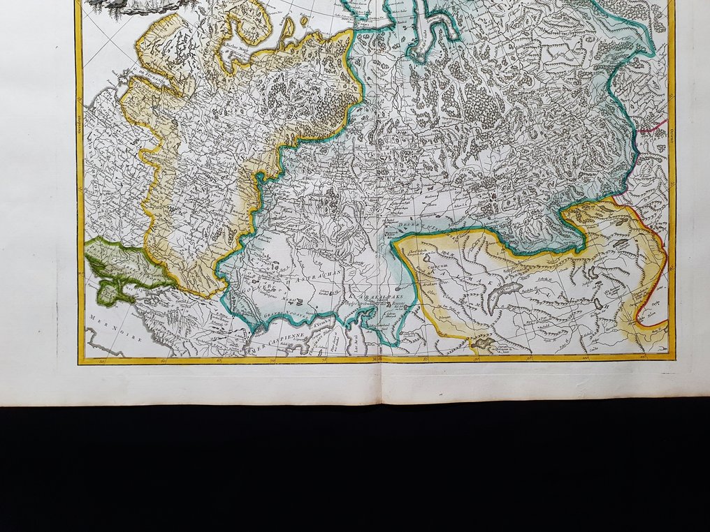 Ασία - Ρωσία / Σιβηρία / Φινλανδία / Σκανδιναβία / Κριμαία; Robert de Vaugondy - L'Empire de Russie: La Russie Europenne - 1751-1760 #3.2