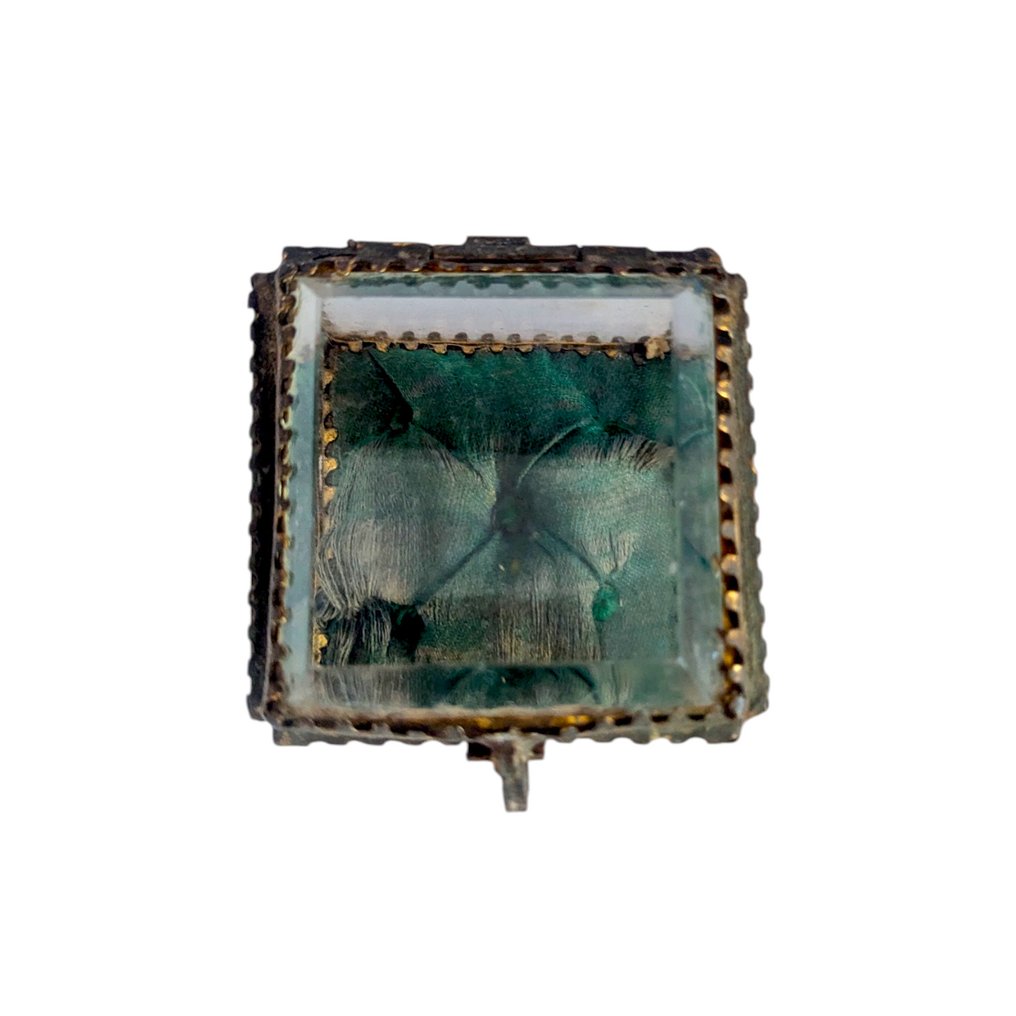 Ékszeresdoboz - Kristály, Sárgaréz - 1880 - Napóleon III #3.2