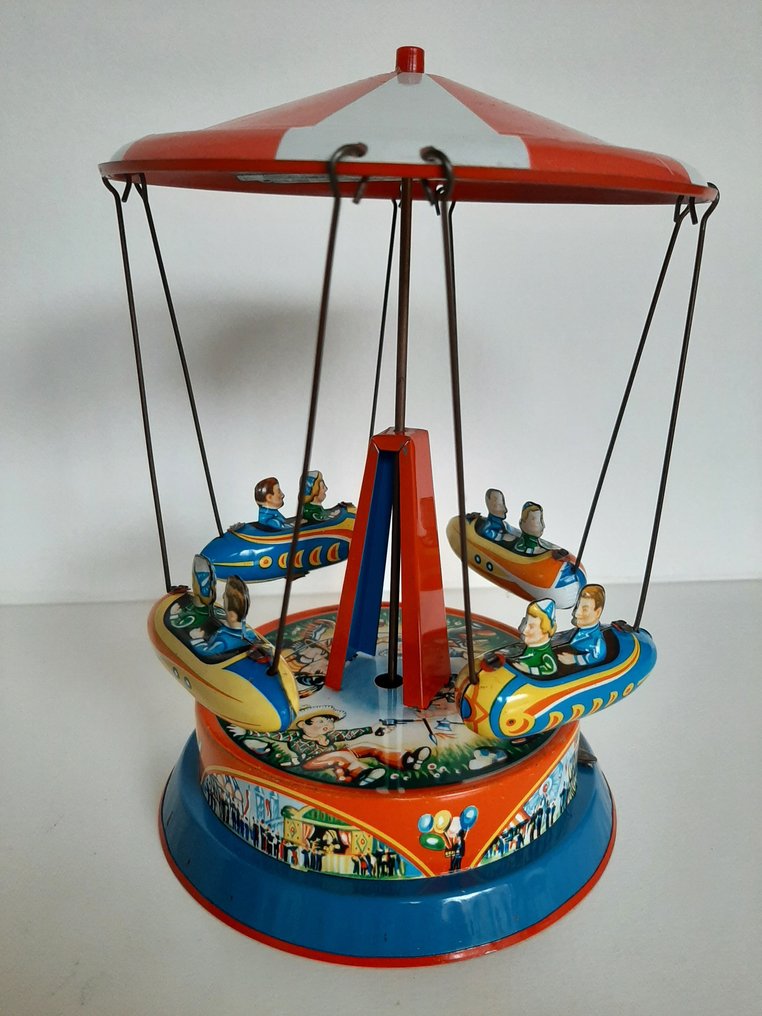 B&S - Tin toy - Carousel - 1950-1960 - Germany #1.0