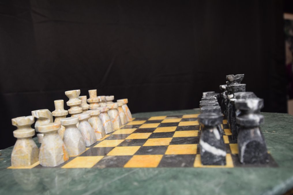 西洋棋套裝 - Scacchi - Pietra saponaria #4.3