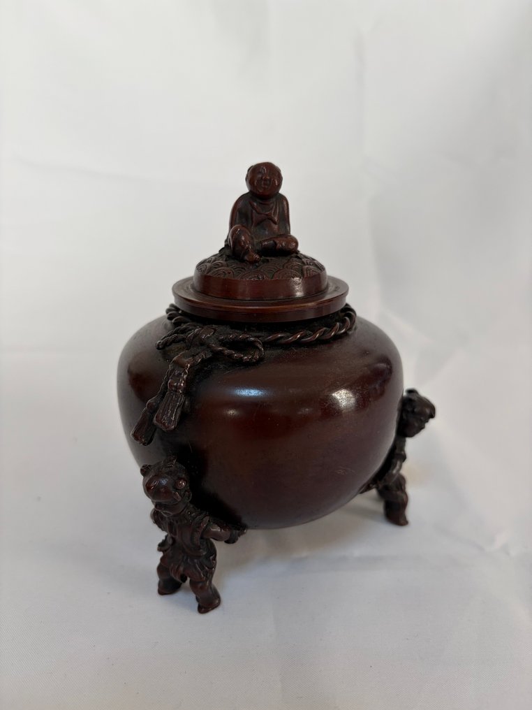 Røgelsesbrænder - Bronze - Japansk røgelsebrænder #1.0