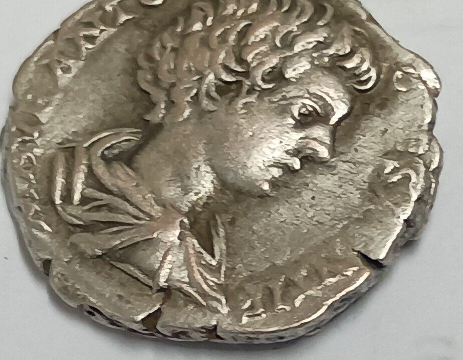 Imperio romano. Caracala (198-217 e. c.). Denarius AD 196-198. Mars #3.2