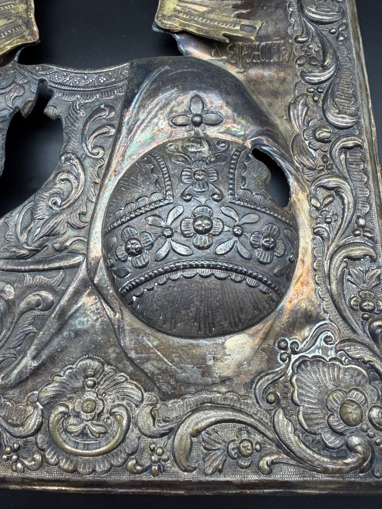 標誌 - 全能者基督 - 鍍銀黃銅 - 为图标倒酒 #2.1